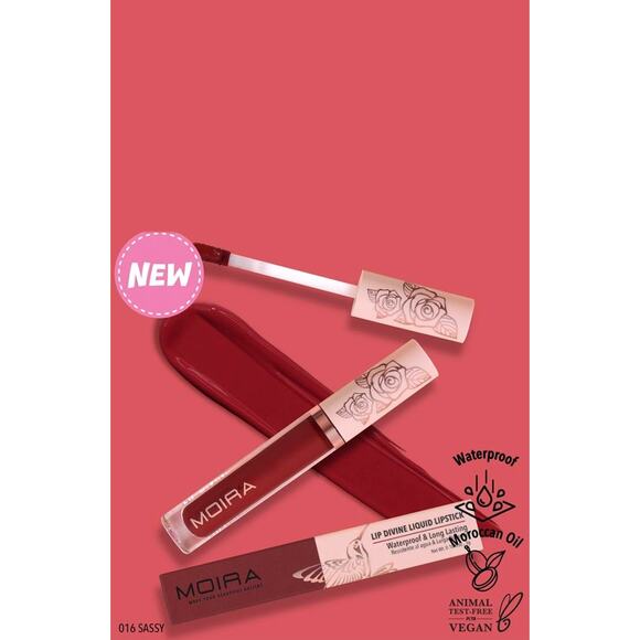 K-Care: Moira Lip Divine Liquid Lipstick *16 Sassy*Moisturizing*Korean Skincare - Picture 1 of 1
